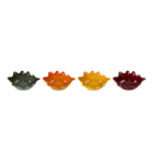 Mini bols feuilles de ch&ecirc;ne (ensemble de quatre)